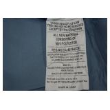 King Quilt with 2 Pillowcases and Throw Pillow - Blue