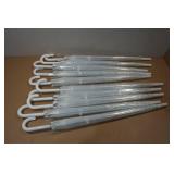 10-Pack of Clear Umbrellas for Weddings/Parties