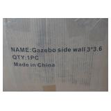 Gazebo 4-Panel with Church Window Sidewalls- 10