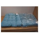 *2* Square Floor Cushions - 22"x22"