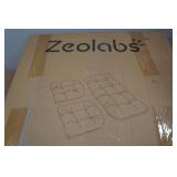 Zeolabs Waterproof 3-Piece Wicker Chair Cushions - Dark Gray