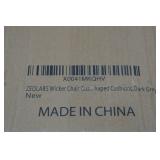 Zeolabs Waterproof 3-Piece Wicker Chair Cushions - Dark Gray