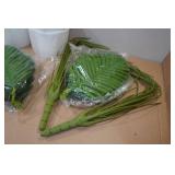 2 Decorative Faux Plants and Pots