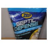 *2* ZEP Septic Defense Tank & Cesspool Treatment Packs