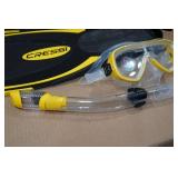 Cressi Adult Rondine Palau Fin Snorkel Set - Fin Size XS/S
