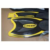 Cressi Adult Rondine Palau Fin Snorkel Set - Fin Size XS/S