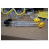 Cressi Adult Rondine Palau Fin Snorkel Set - Fin Size S/M
