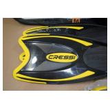 Cressi Adult Rondine Palau Fin Snorkel Set - Fin Size S/M