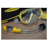 Cressi Adult Rondine Palau Fin Snorkel Set - Fin Size L/XL