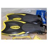 Cressi Adult Rondine Palau Fin Snorkel Set - Fin Size L/XL