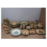 Three Rivers Pottery Stoneware Dish and Service Set