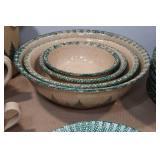 Three Rivers Pottery Stoneware Dish and Service Set