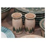 Three Rivers Pottery Stoneware Dish and Service Set