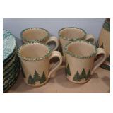 Three Rivers Pottery Stoneware Dish and Service Set