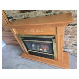 Beautiful designed Electric Fireplace (Used, Like New); Dimension: 55"L x 18"W x 43"H