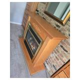 Beautiful designed Electric Fireplace (Used, Like New); Dimension: 55"L x 18"W x 43"H