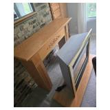 Beautiful designed Electric Fireplace (Used, Like New); Dimension: 55"L x 18"W x 43"H