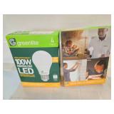 Lot of Two Packs containing 8 High Efficiency LED 100W Light Bulbs (NEW)