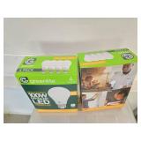 Lot of Two Packs containing 8 High Efficiency LED 100W Light Bulbs (NEW)