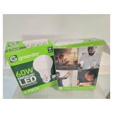 Lot of Two Packs containing 8 LED 60W Light Bulbs (NEW)