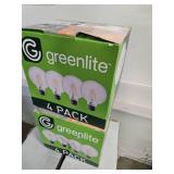 Lot of Two Packs containing 8 Greenlite 4W Light Bulbs (NEW)