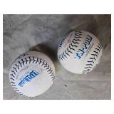 Two Wilson A9061 TN-Poly Core Leather Softball VINTAGE