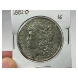 1881-O Morgan Silver Dollar
