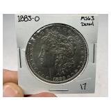 1883-O Morgan Silver Dollar