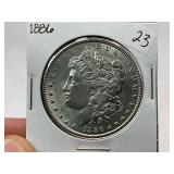 1886 Morgan Silver Dollar