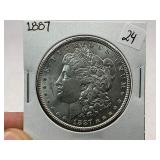 1887 Morgan Silver Dollar