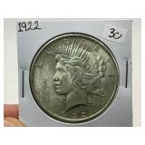 1922 Peace Silver Dollar