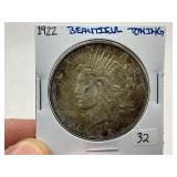 1922 Peace Silver Dollar