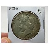 1923-S Peace Silver Dollar