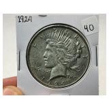 1924 Peace Silver Dollar