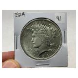 1924 Peace Silver Dollar