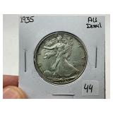 1935 Walking Liberty Half Dollar
