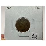 1884 Indian Head Cent
