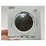 1840 Braided Hair Cent