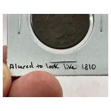 1840 Braided Hair Cent