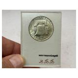 1962-D Franklin Silver Half Dollar