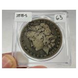 1878-S Morgan Silver Dollar