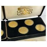 20pc 24k Gold Casino Token Lot