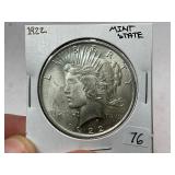1922 Peace Silver Dollar