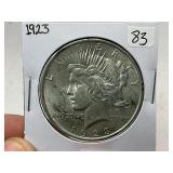 1923 Peace Silver Dollar