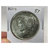 1923-S Peace Silver Dollar