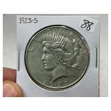 1923-S Peace Silver Dollar
