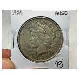 1924 Peace Silver Dollar