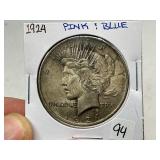 1924 Peace Silver Dollar