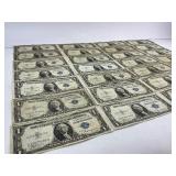 28x Lot of 1935 Silver Certificates