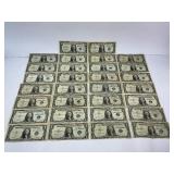 30x Lot of 1935 Silver Certificates